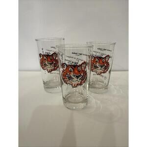3 Vintage Esso Tiger 8 Languages, 1960, “Put A Tiger In My Tank” Logo 5”